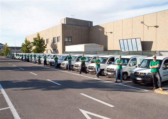 Tecnico EcoGas durante un intervento di assistenza